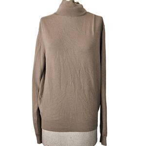 Brown Turtleneck Sweater Size Large